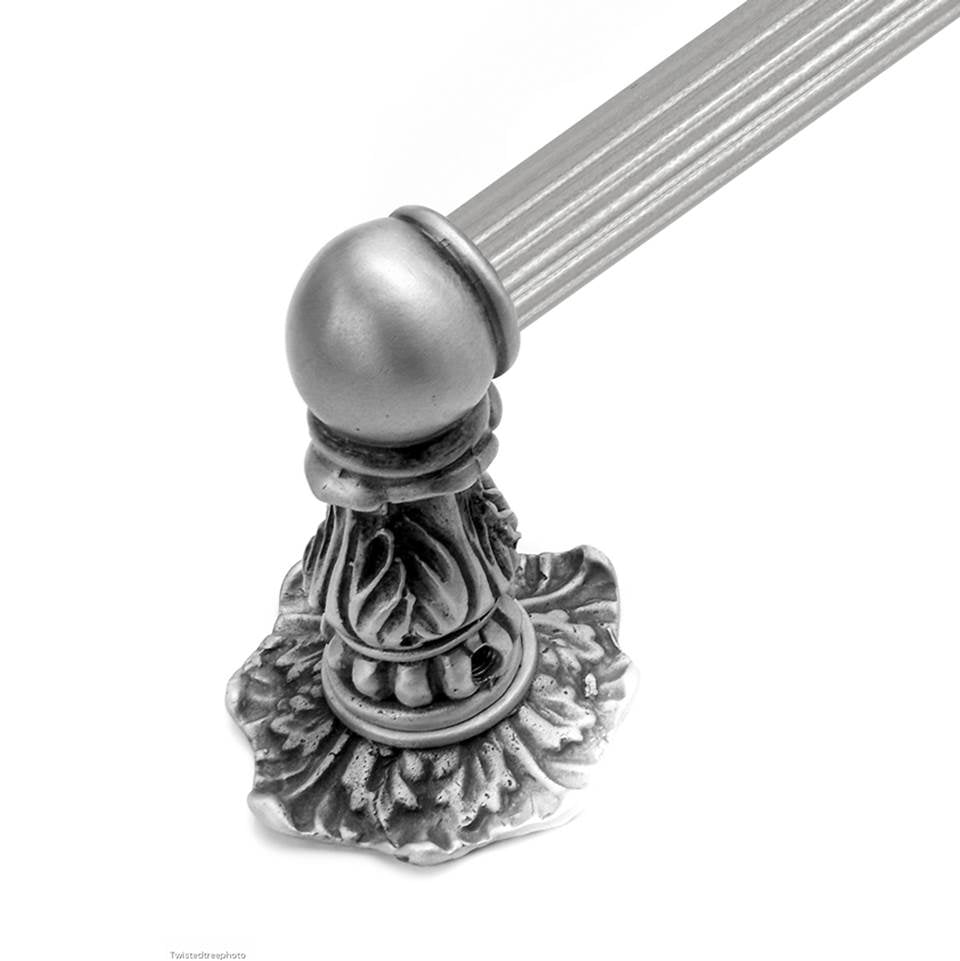 Acanthus 32'' O.C. Approx Towel Bar Renaissance Style w/ 5/8'' Reeded Center