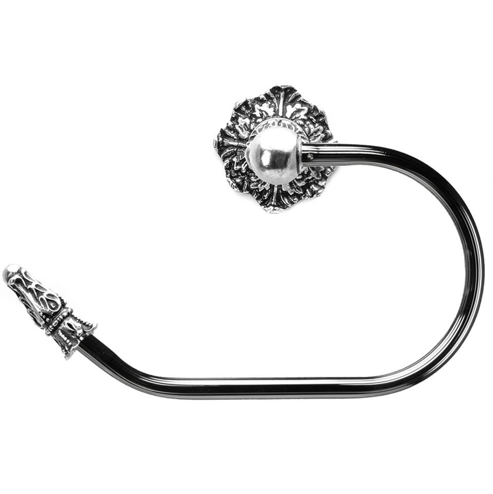 Carpe Diem Hardware - Acanthus Swing Tissue Reeded Ring Left Renaissance Style - Chalice