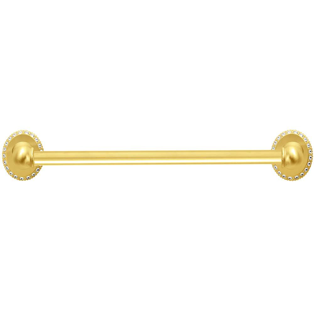 Carpe Diem Hardware - Cache 16'' O.C. (Approximately) Towel Bar 5/8'' Smooth Center - Gilded Mercury