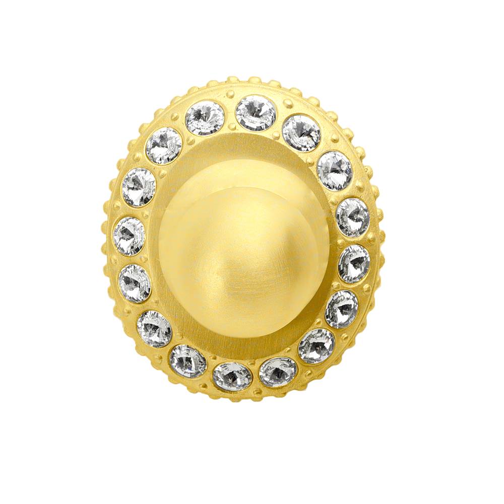 Carpe Diem Hardware - Cache Hook w/ Swarovski Crystals - Gilded Mercury