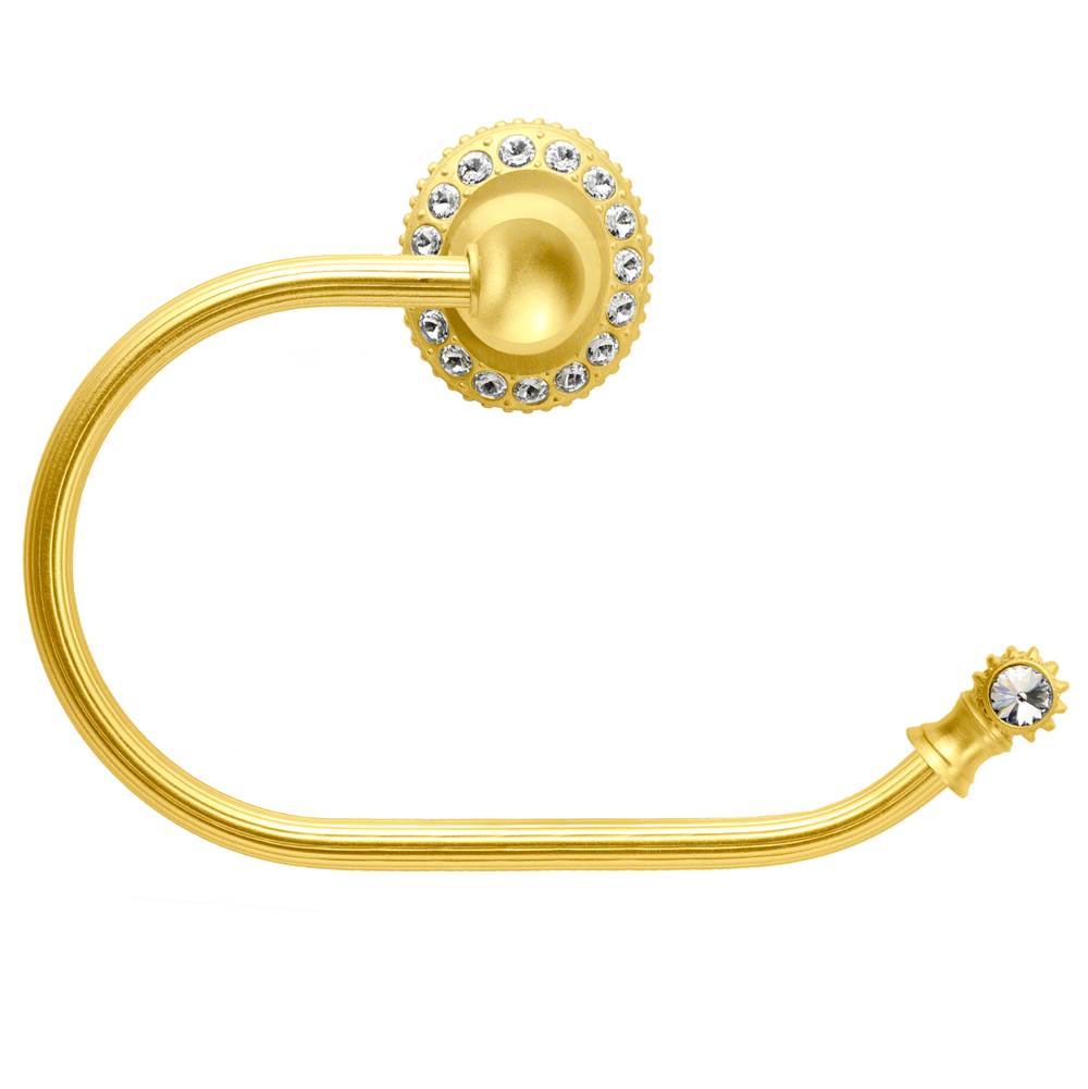 Carpe Diem Hardware - Cache Swing Tissue Reeded Ring Right - Gilded Mercury