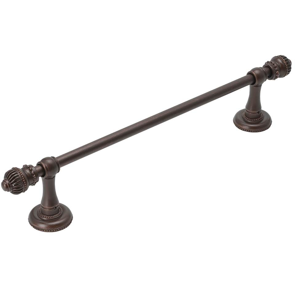Carpe Diem Hardware - Cricket Cage 16'' O.C. Approx Towel Bar 5/8'' Smooth Center - Soft Gold