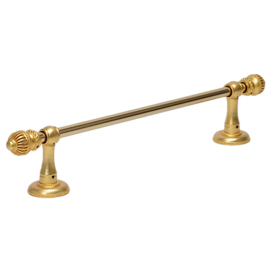 Carpe Diem Hardware - Cricket Cage 32'' O.C. (Approximately) Towel Bar 5/8'' Smooth Center - Gilded Mercury