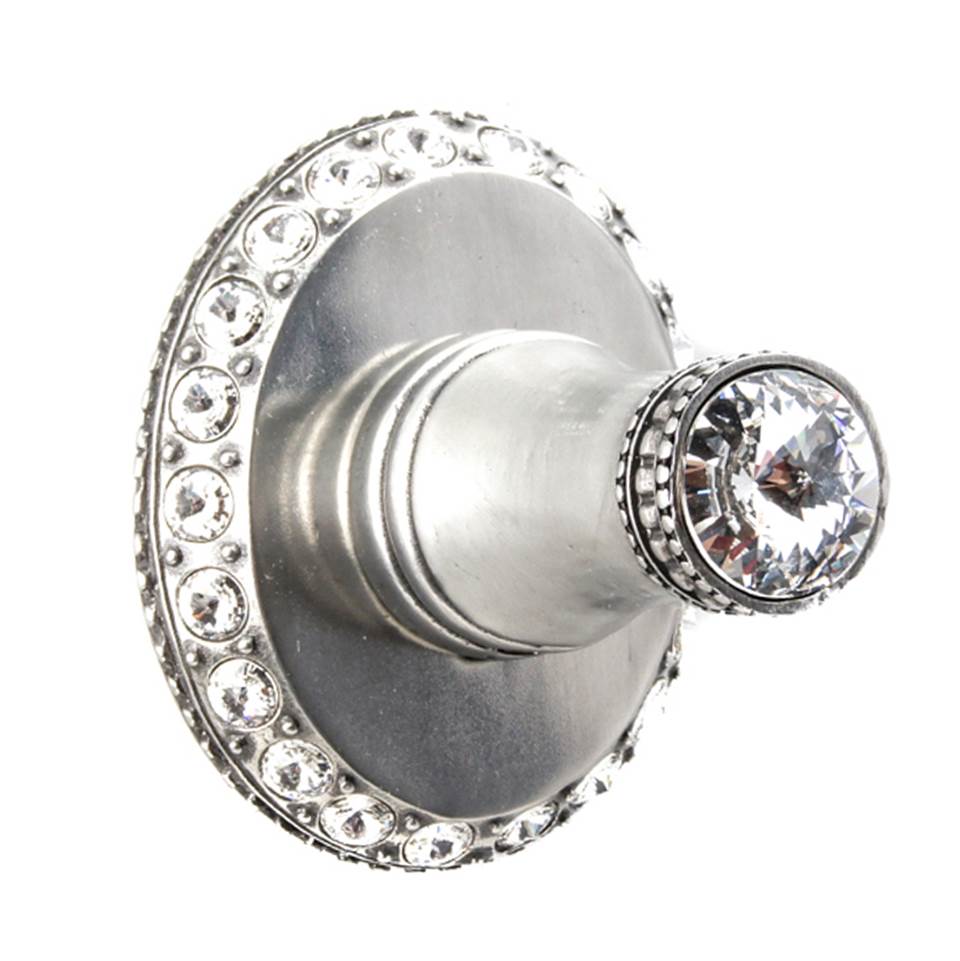 Carpe Diem Hardware - Cache Ii Hook {Large Escutcheon} w/ Swarovski Crystals - Chalice