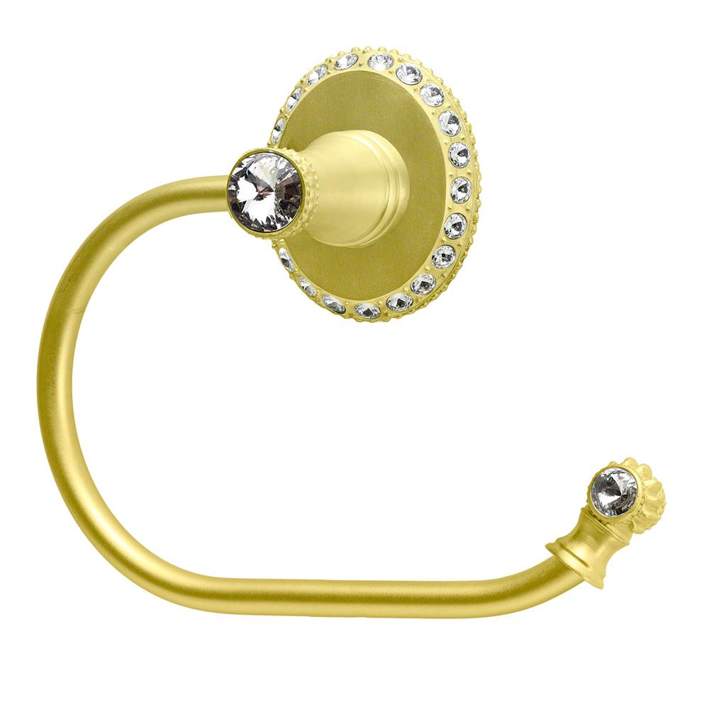 Carpe Diem Hardware - Cache Ii Tall Sundry Holder w/ Clear Swarovski Crystals - Chalice