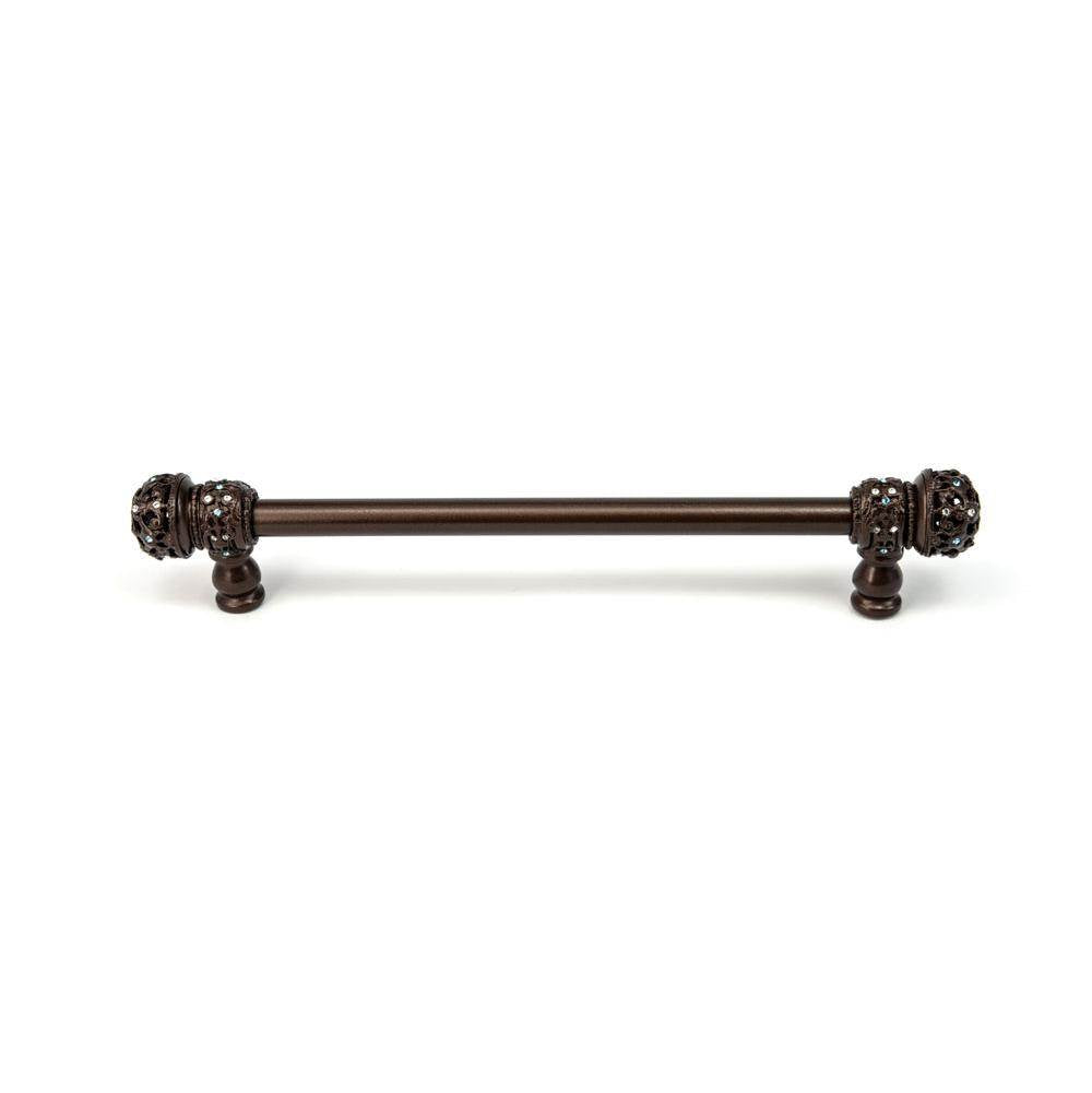 Carpe Diem Hardware - Juliane Grace 12'' O.C. Approx w/ 1/2'' Smooth Center Long Pull Small Finial w/ Swarovski Crystals - Chalice