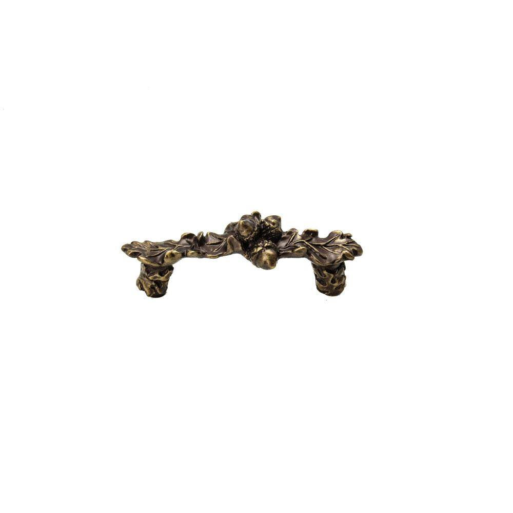 Carpe Diem Hardware - Triple Acorn & Oak Leaf 3'' O.C. Pull - Chalice