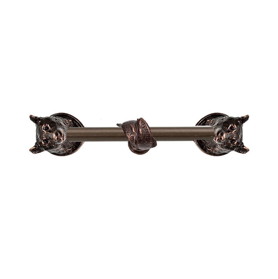 Carpe Diem Hardware - Bear 6'' O.C. Approx W/ 1/2'' Smooth Center Long Pull Long Pull W/ Fish Center Brace - Oil Rubbed Bronze