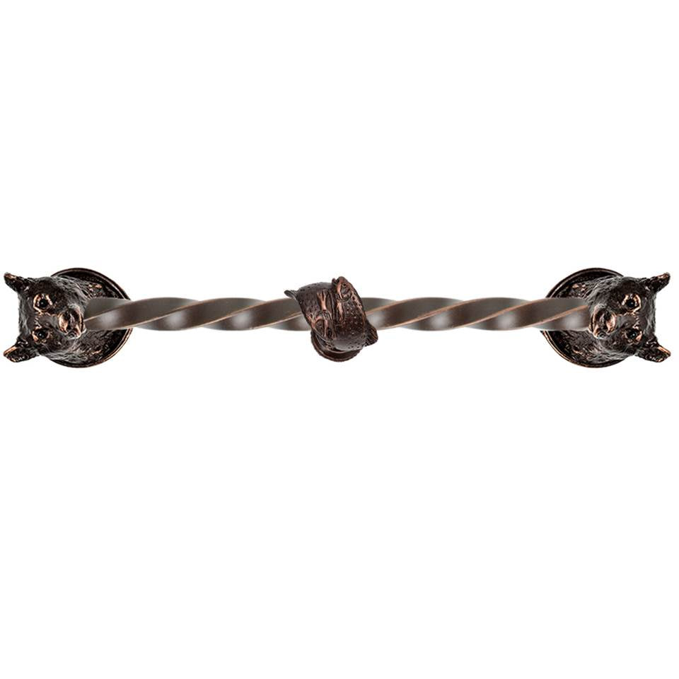Carpe Diem Hardware - Bear 12'' O.C.Approx W/ 3/8'' Twist Center Long Pull W/ Fish Center Brace - Oil Rubbed Bronze
