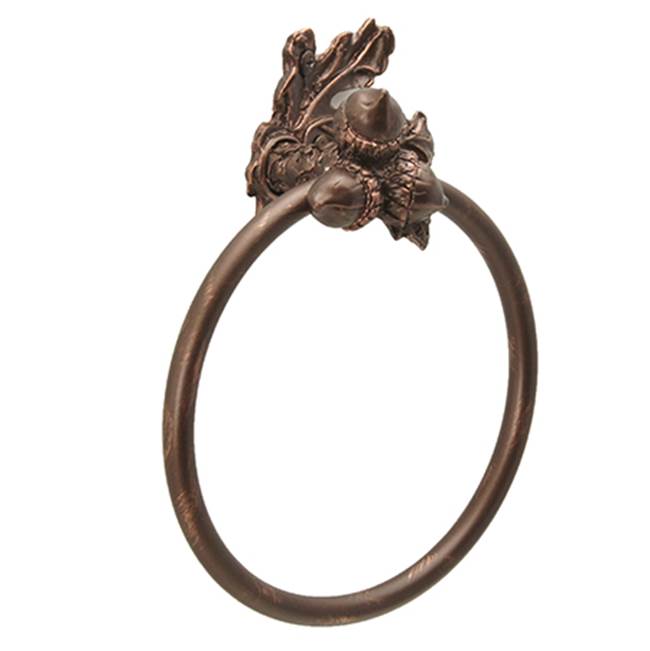 Carpe Diem Hardware - Multi Acorn Full Towel Ring - Chalice