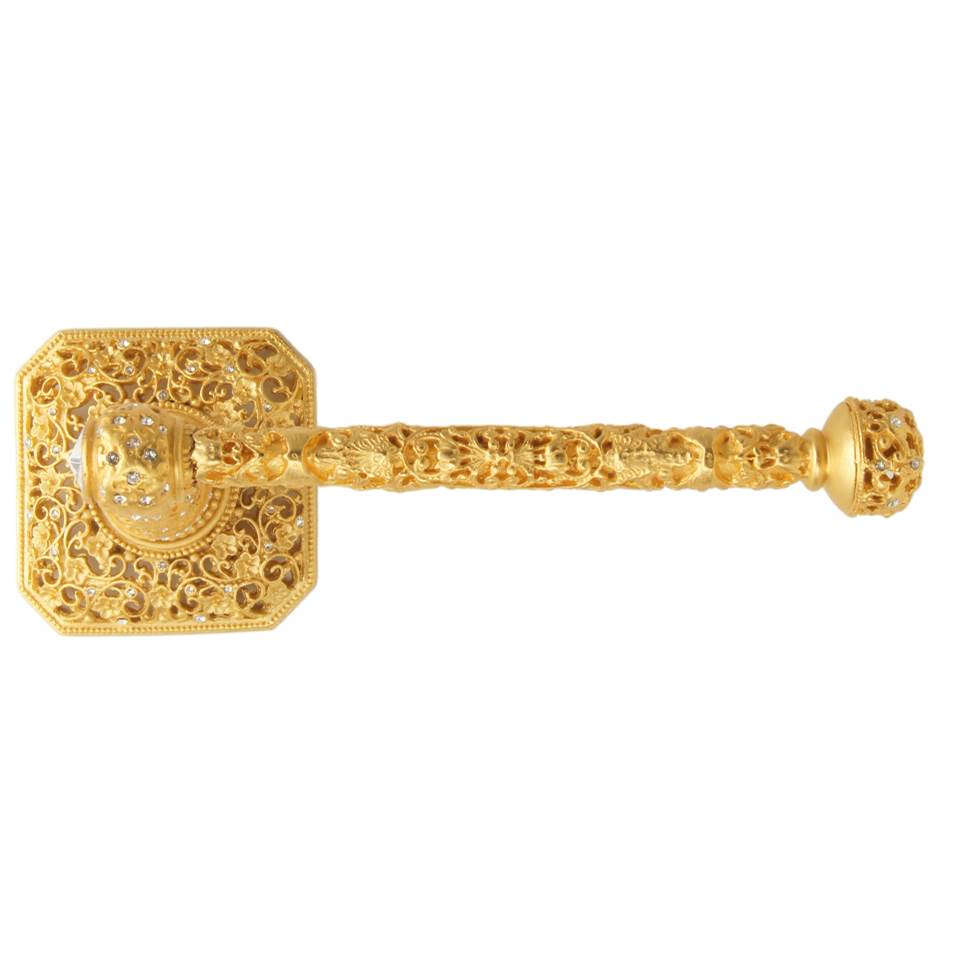 Carpe Diem Hardware - Juliane Grace Tissue Bar Right w/ Swarovski Crystals - Gilded Mercury