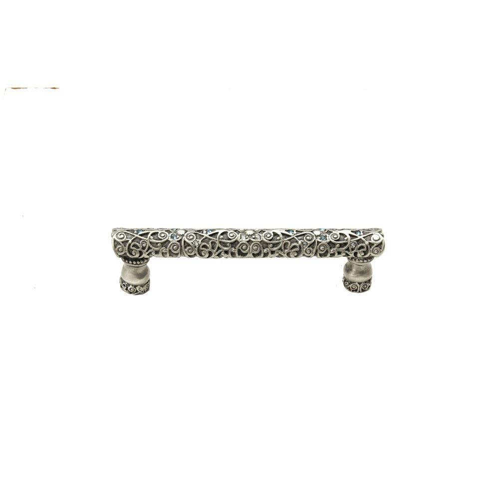 Carpe Diem Hardware - Monticello 4'' O.C. Pull w/ Swarovski Crystals - Chalice