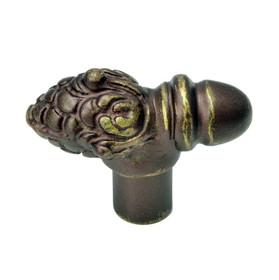 Carpe Diem Hardware - Bienvenue Large Knob - Antique Brass