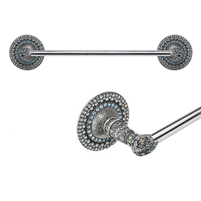 Carpe Diem Hardware - Coastal Living 36'' O.C. Approx Towel Bar w/ Swarovski Crystals - Chalice