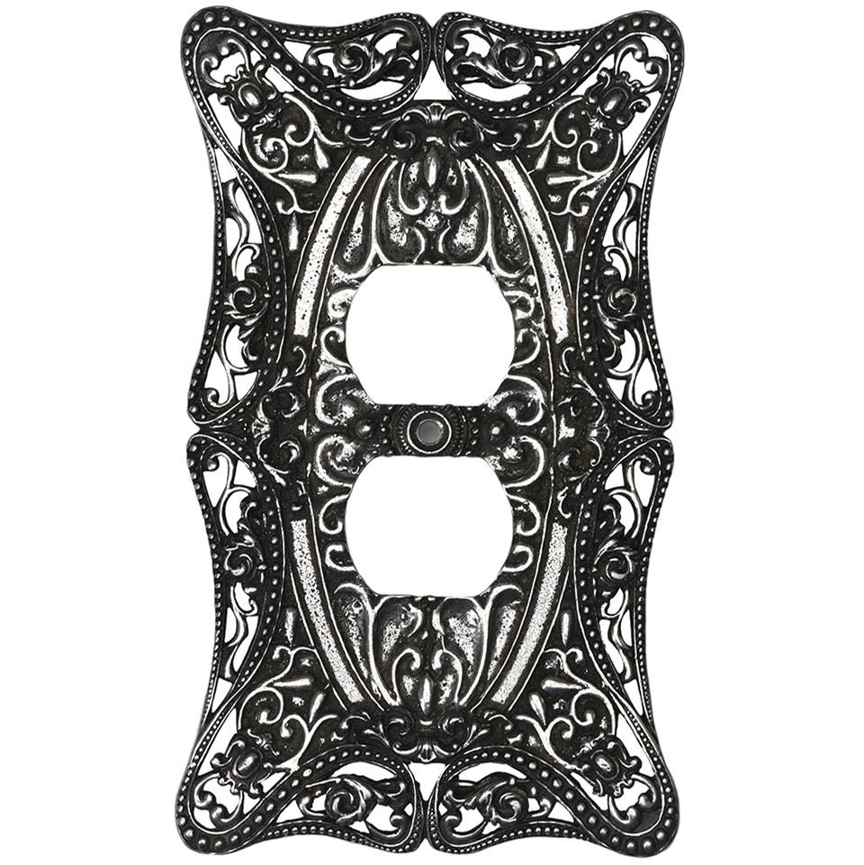 Carpe Diem Hardware - Carpe Diem 5006-9 Acanthus Chalice Single Duplex Outlet - Chalice