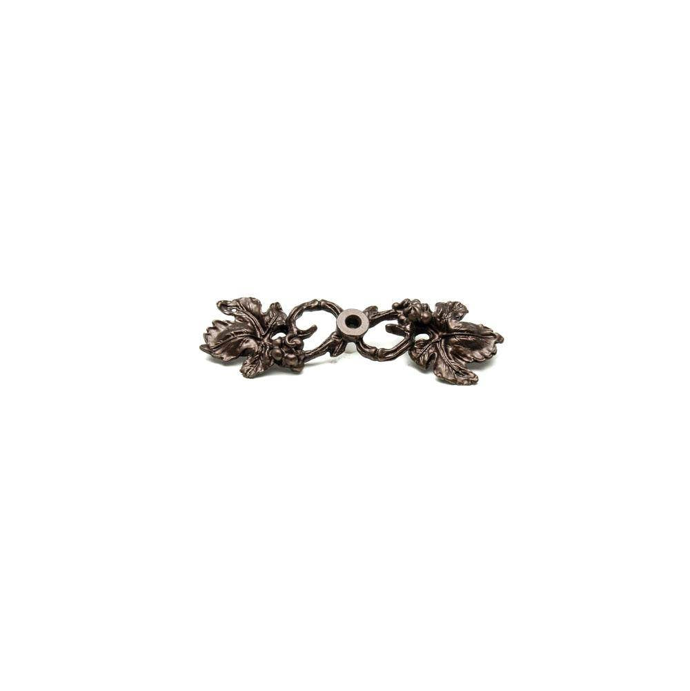 Carpe Diem Hardware - Double Grape Leaf & Vine Large Escutcheon - Bronze