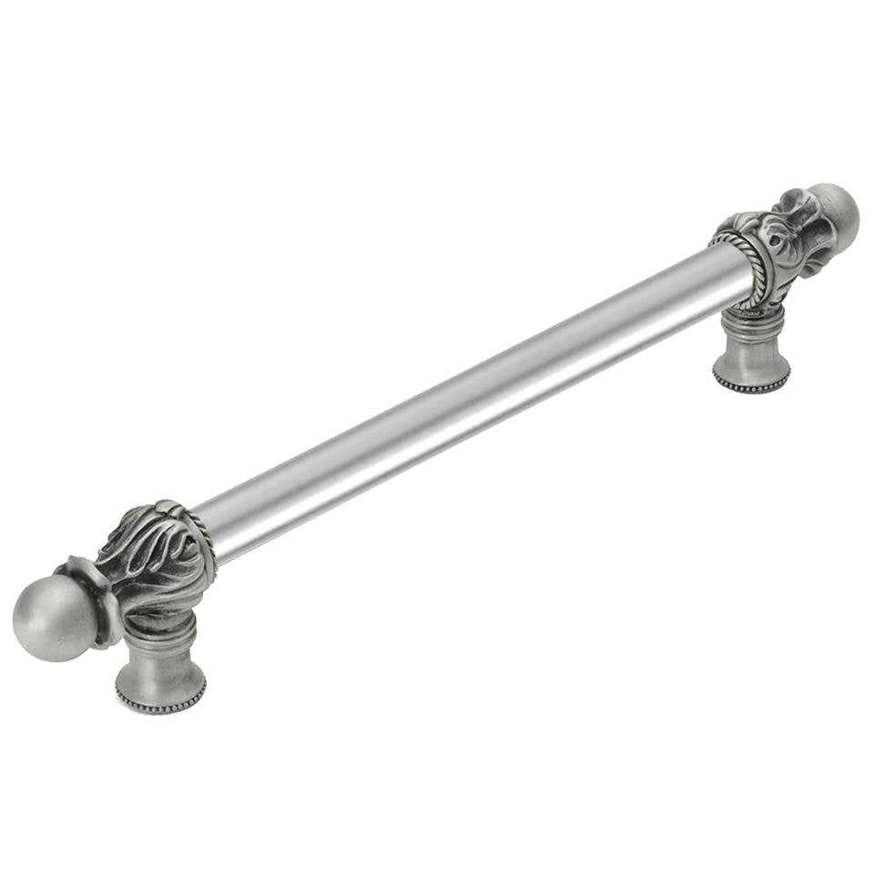 Carpe Diem Hardware - Acanthus 9'' O.C. {Approx.} w/ 5/8'' Smooth Center Long Pull Romanesque Style - Soft Gold