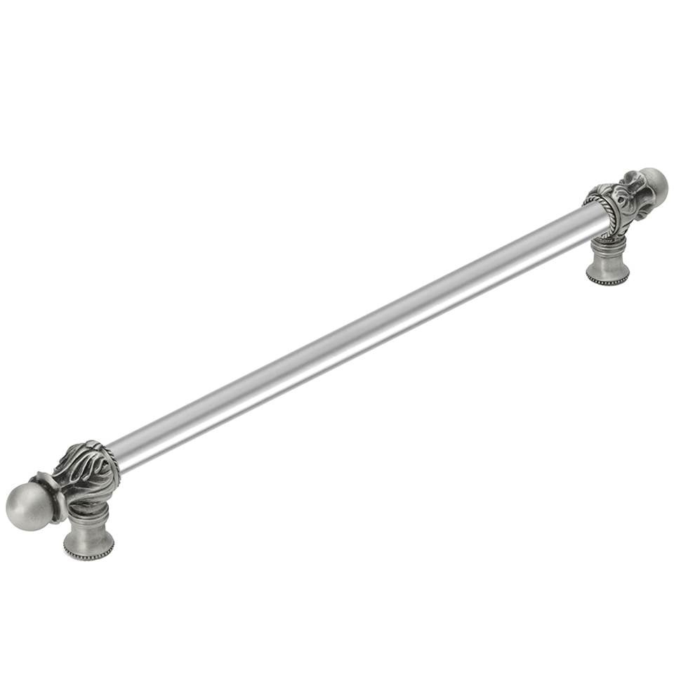 Carpe Diem Hardware - Acanthus 18'' O.C. {Approx.} w/ 5/8'' Smooth Center Long Pull Romanesque Style - Soft Gold