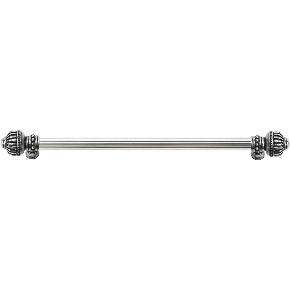 Carpe Diem Hardware - Cricket Cage 18'' O.C. (Approximately) With 5/8'' Reeded Center Long Pull Large Finial In Chalice. - Chalice