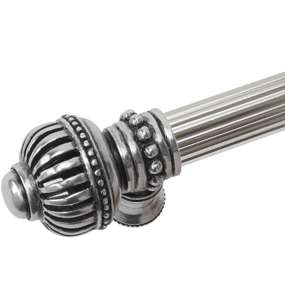 Cricket Cage 22'' O.C. Approx w/ 5/8'' Reeded Center Long Pull Large Finial