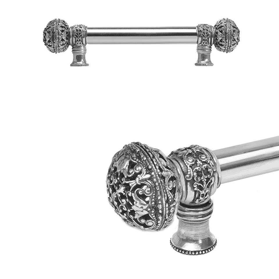 Carpe Diem Hardware - Juliane Grace 6'' O.C. (Approximately) With 5/8'' Smooth Center Long Pull Large Finial In Chalice. - Chalice