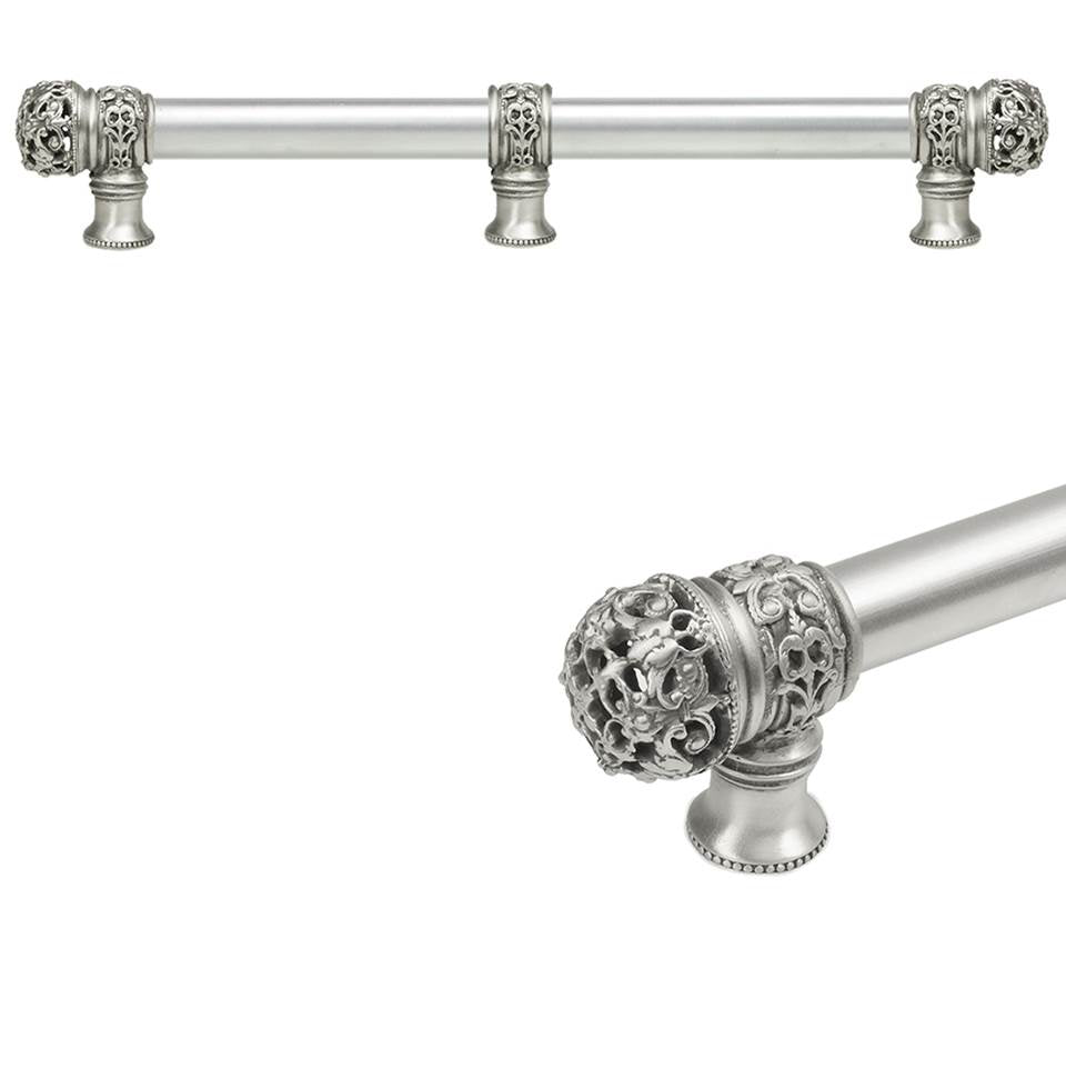 Carpe Diem Hardware - Juliane Grace 12'' O.C. Approx w/ 5/8'' Smooth Center Long Pull Small Finial w/ Center Brace - Soft Gold