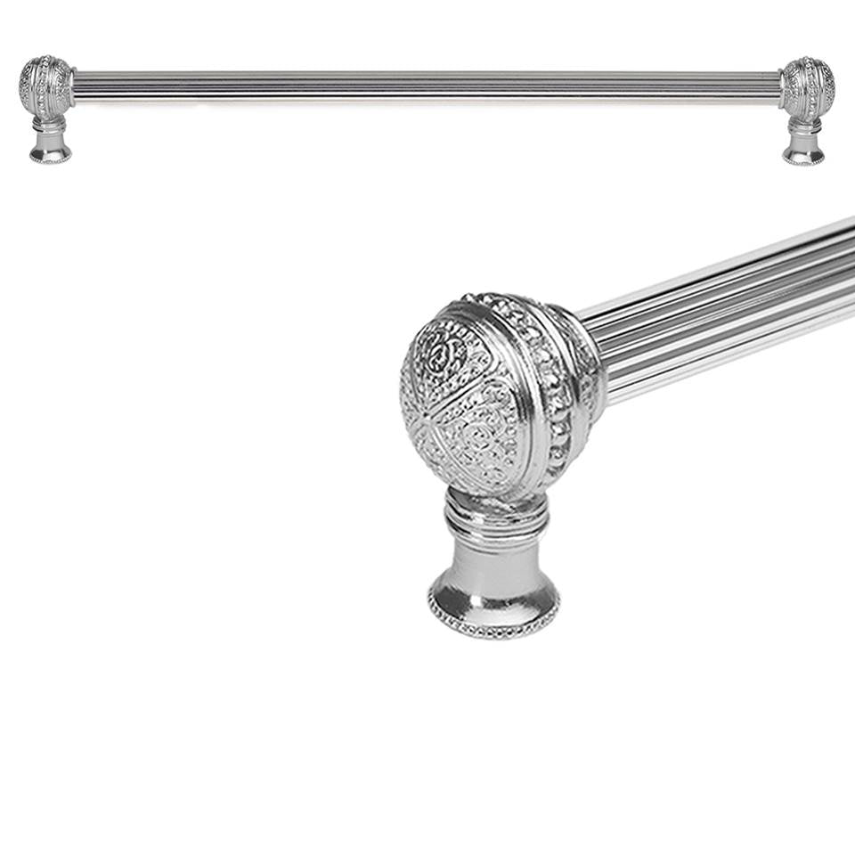 Carpe Diem Hardware - Millennium 22'' O.C. Approx W/ 5/8'' Reeded Center Long Pull - Platinum
