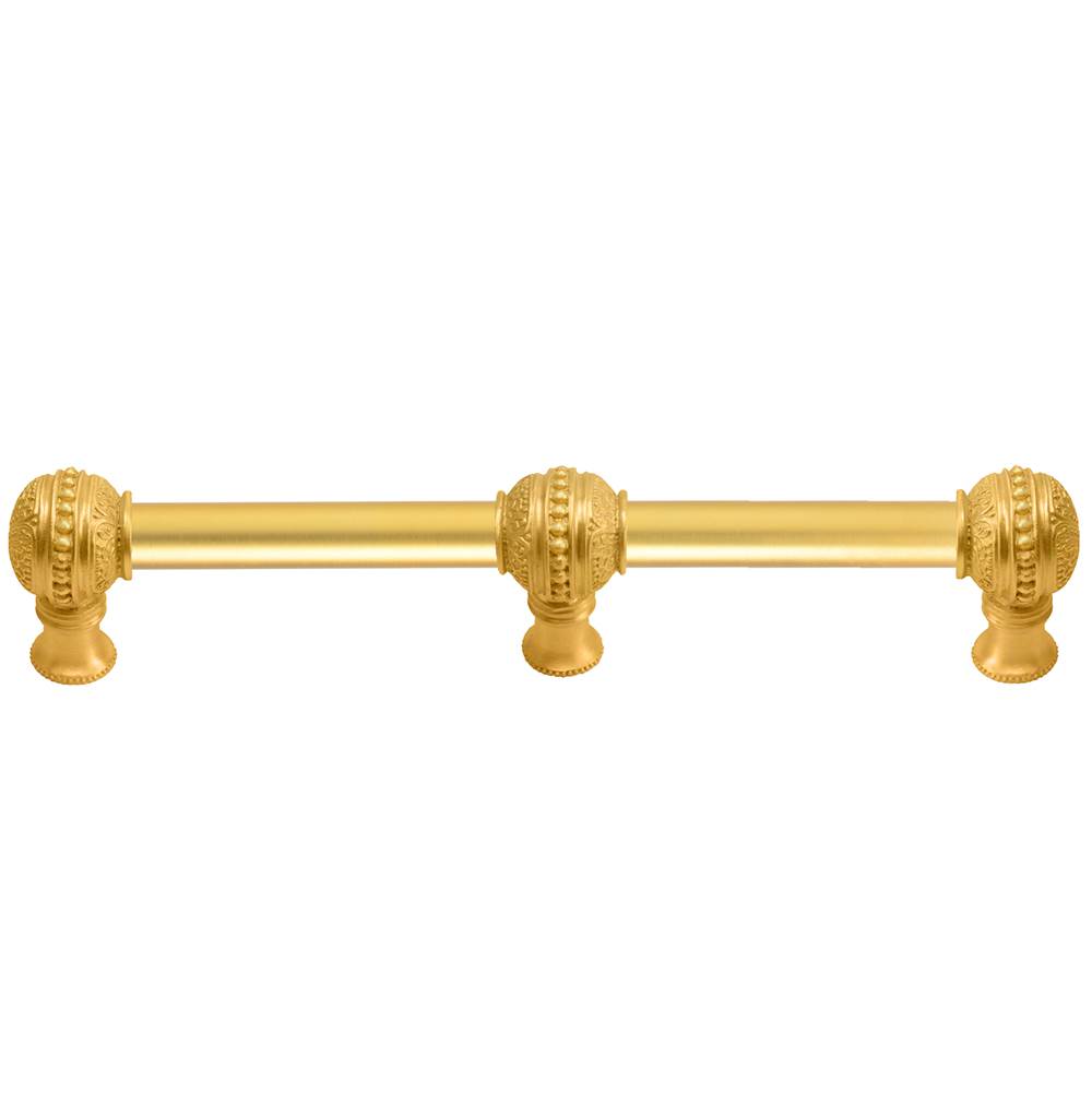 Carpe Diem Hardware - Millennium 9'' O.C. Approx W/ 5/8'' Smooth Center Long Pull W/ Center Brace - Gilded Mercury