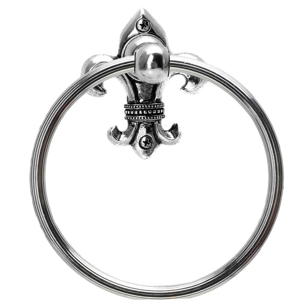 Carpe Diem Hardware - Charlemagne Full Towel Reeded Ring - Chalice