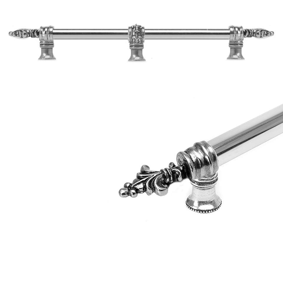 Carpe Diem Hardware - Charlemagne 12'' O.C. Approx W/ 5/8'' Smooth Center Long Pull W/ Center Brace - Chalice