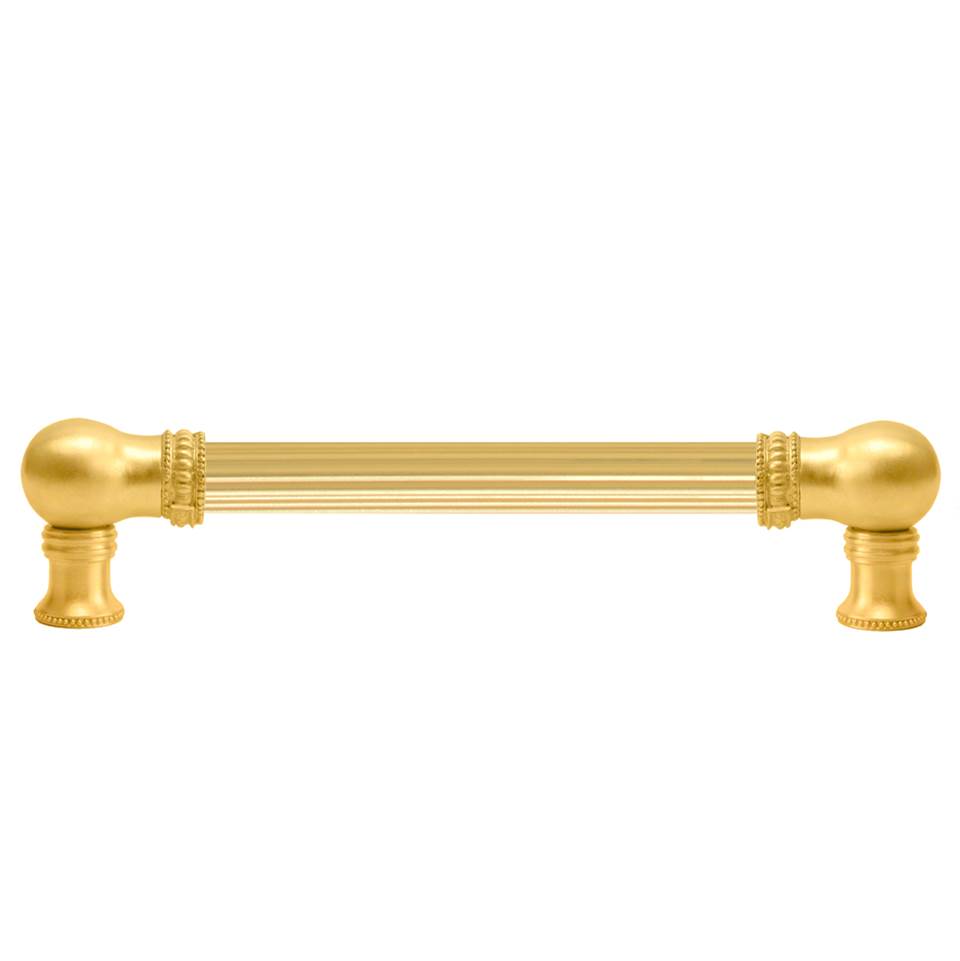 Carpe Diem Hardware - Classic 6'' O.C. Approx W/ 5/8'' Reeded Center Long Pull - Gilded Mercury