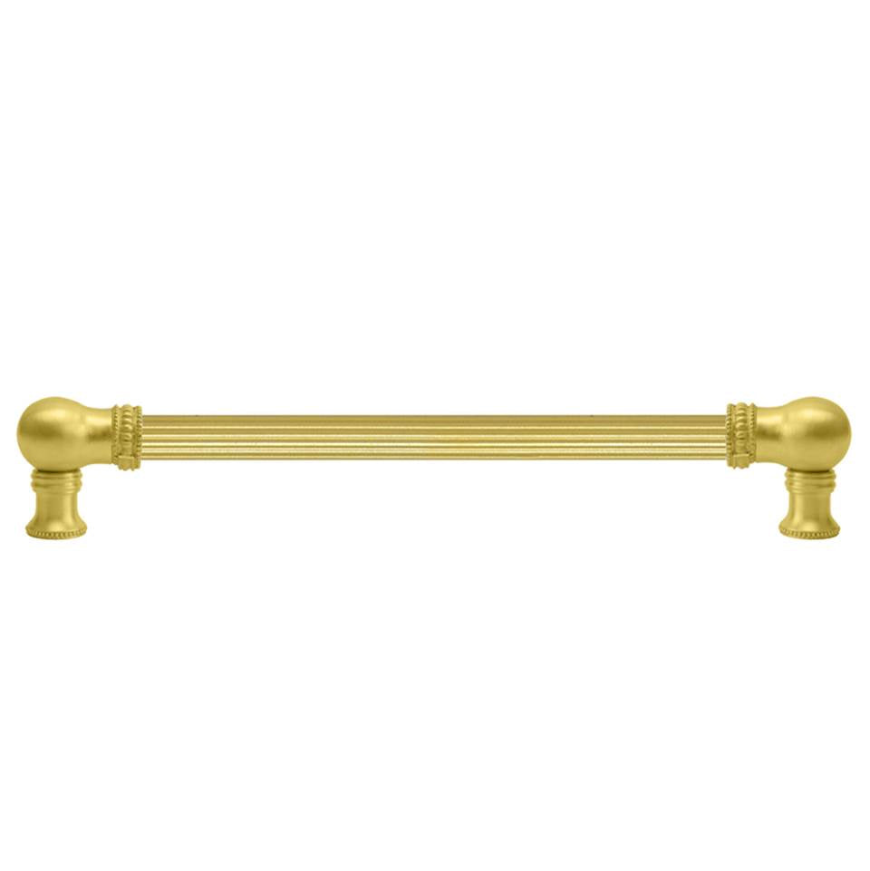 Carpe Diem Hardware - Classic 12'' O.C. Approx w/ 5/8'' Reeded Center Long Pull - Antique Brass