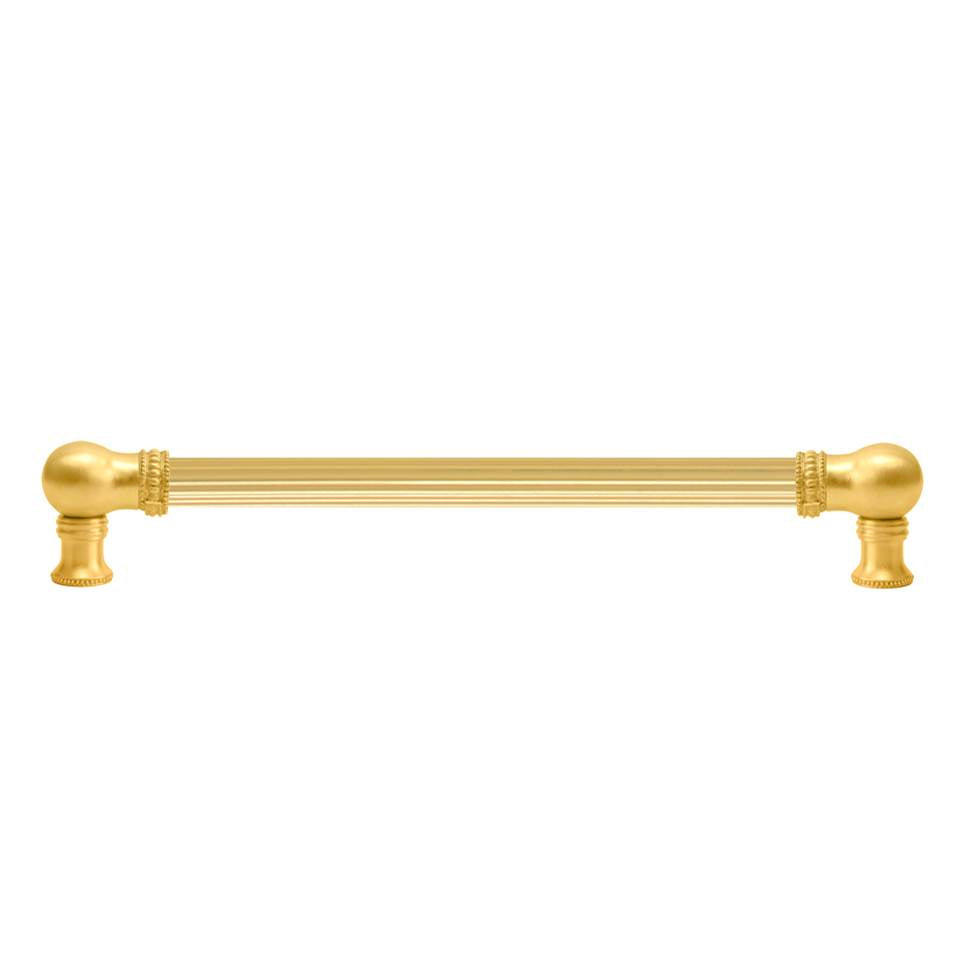 Carpe Diem Hardware - Classic 12'' O.C. Approx W/ 5/8'' Reeded Center Long Pull - Gilded Mercury