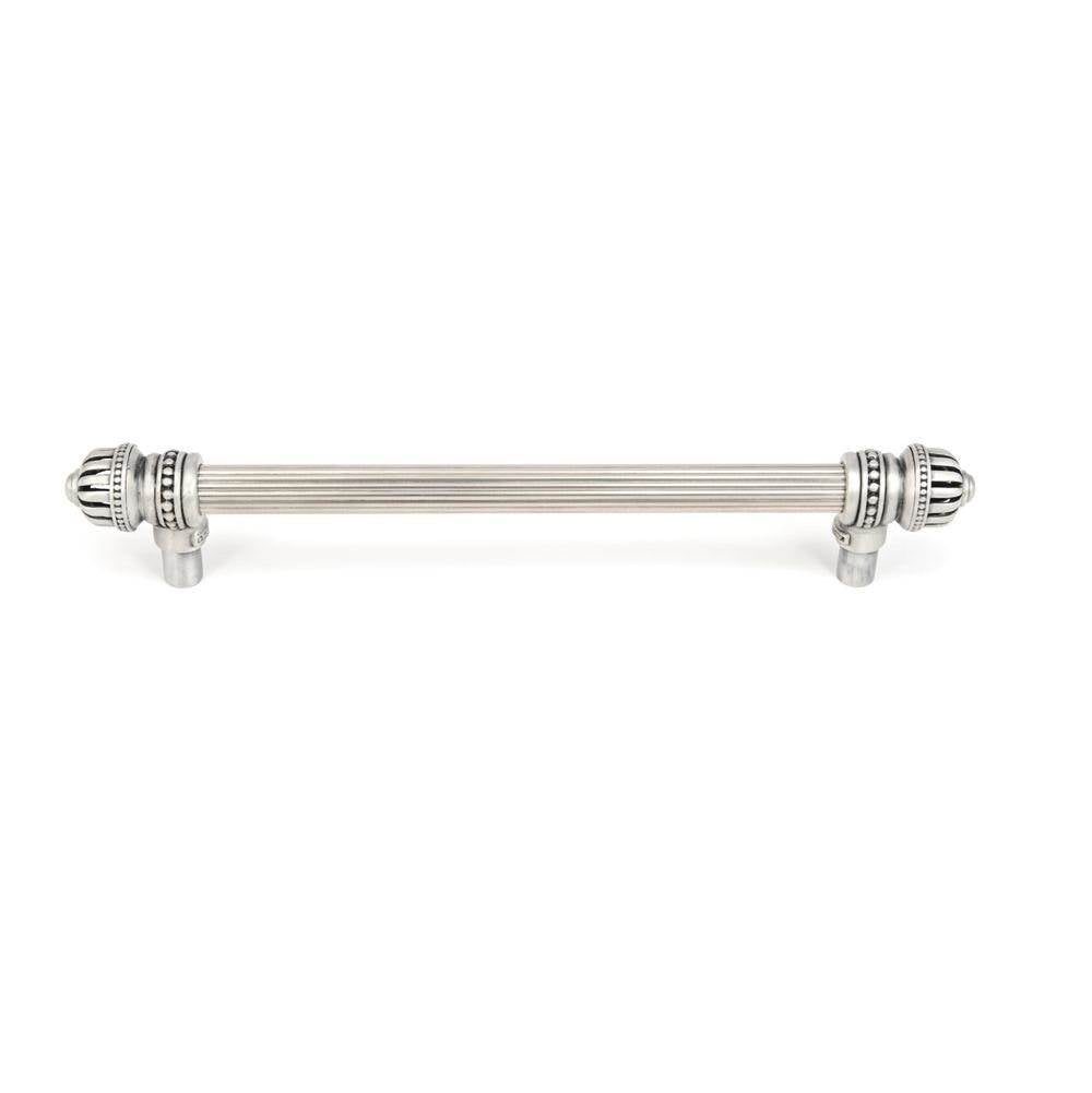 Carpe Diem Hardware - Cricket Cage 12'' O.C. Approx w/ 5/8'' Smooth Center Long Pull Small Finial - Antique Brass