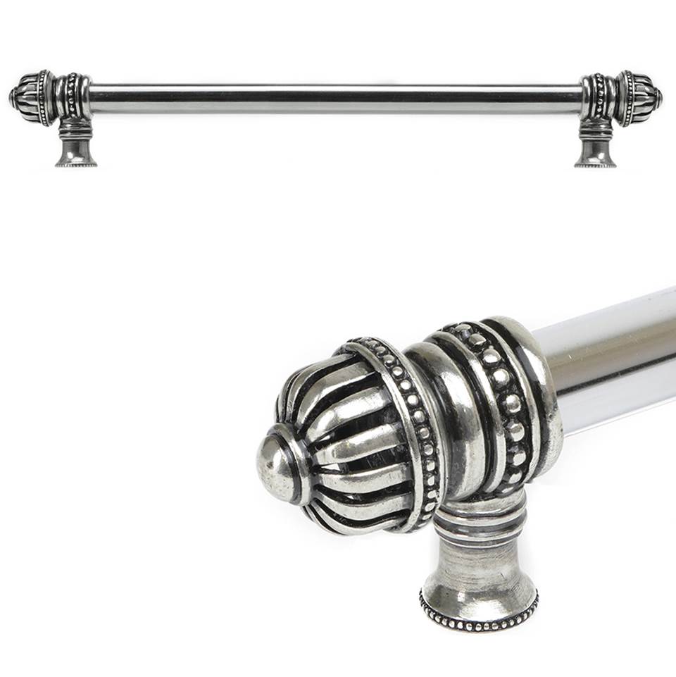 Carpe Diem Hardware - Cricket Cage 18'' O.C. (Approximately) With 5/8'' Smooth Center Long Pull Large Finial In Chalice. - Chalice