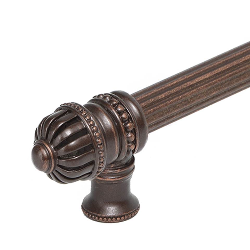 Cricket Cage 22'' O.C. Approx w/ 5/8'' Reeded Center Long Pull Small Finial w/ Center Brace