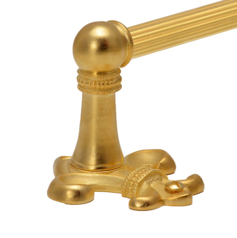 Charlemagne 36'' O.C Approx Towel Bar w/ 5/8'' Reeded Center