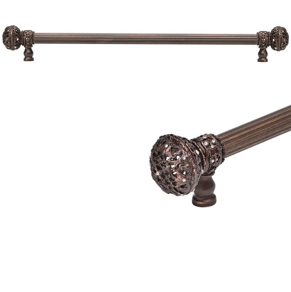 Carpe Diem Hardware - Oracle 32'' O.C. Approx Towel Bar w/ 5/8'' Reeded Center - Chalice