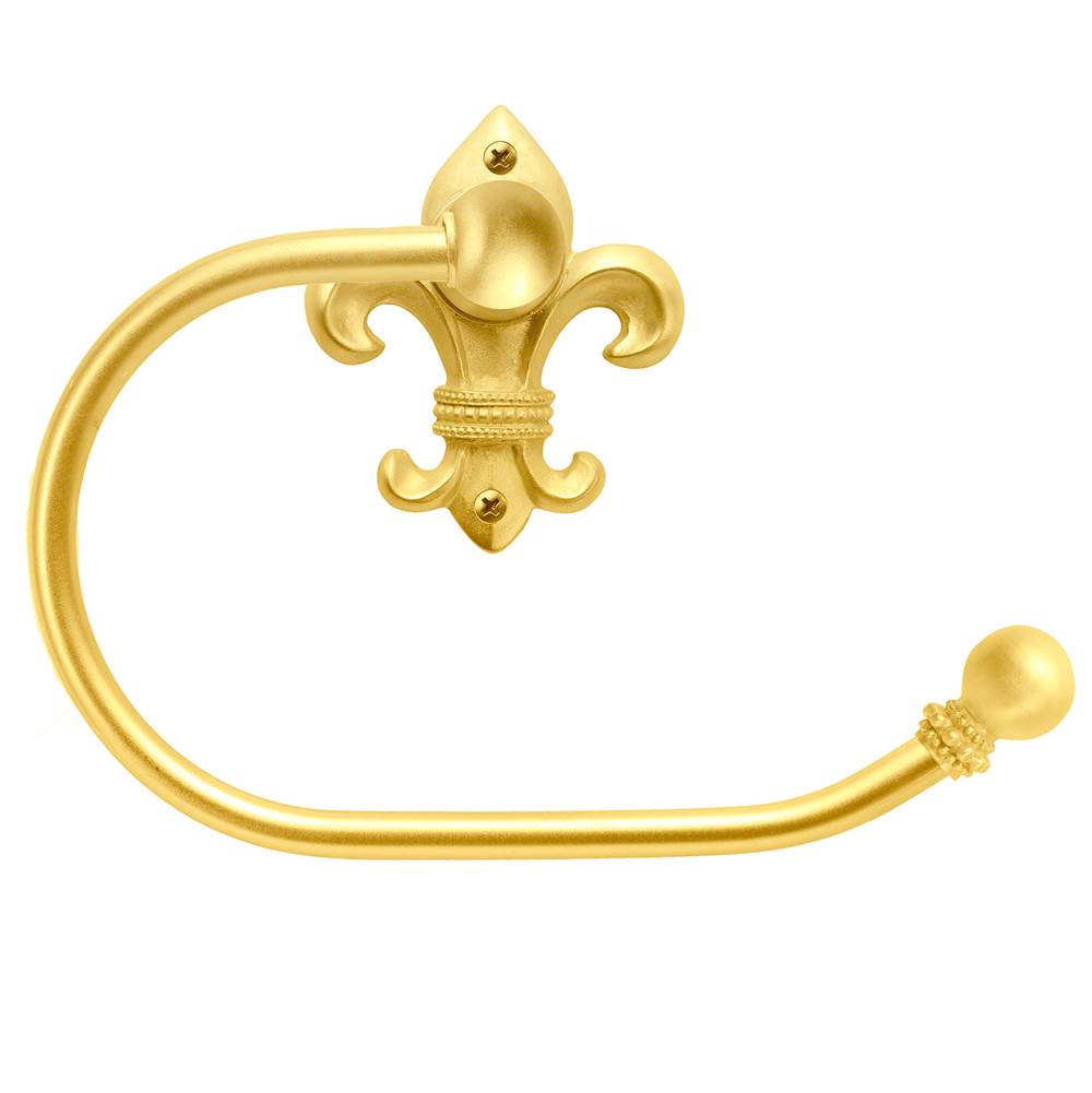 Carpe Diem Hardware - Charlemagne Swing Tissue Smooth Ring Right - Gilded Mercury