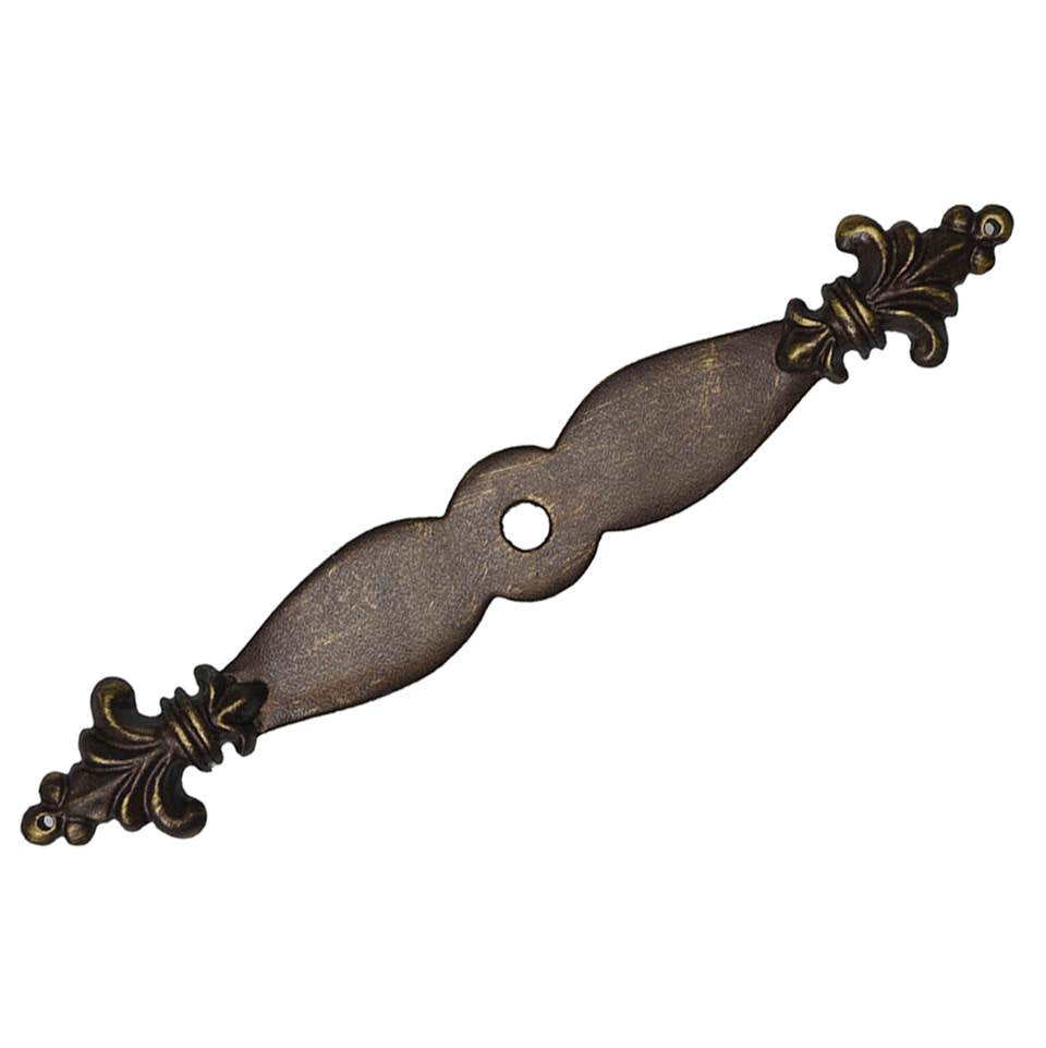 Carpe Diem Hardware - Charlemagne Large Escutcheon In Antique Brass. - Antique Brass