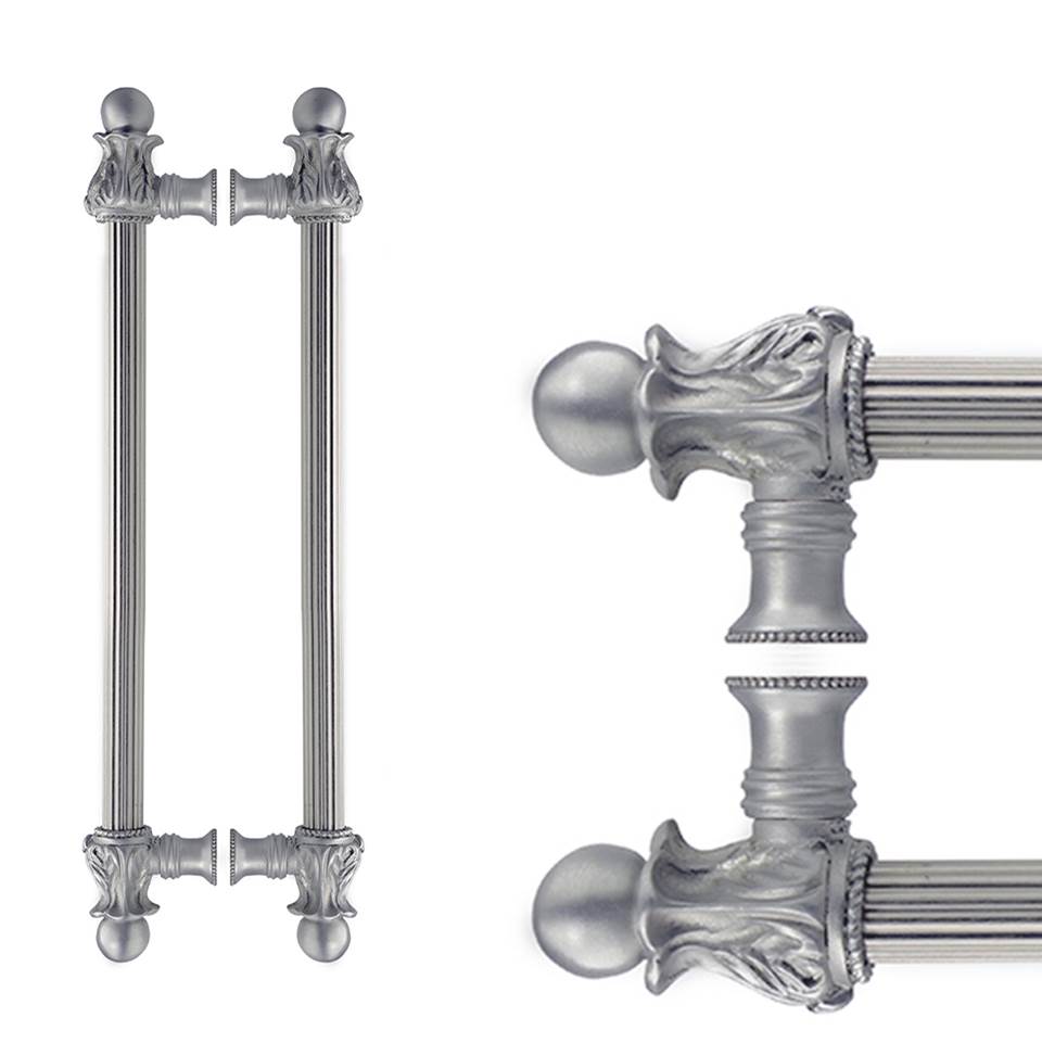 Carpe Diem Hardware - Acanthus Back To Back 12'' O.C. {Approx.} w/ 5/8'' Reeded Center Long Pull Romanesque Style - Chalice