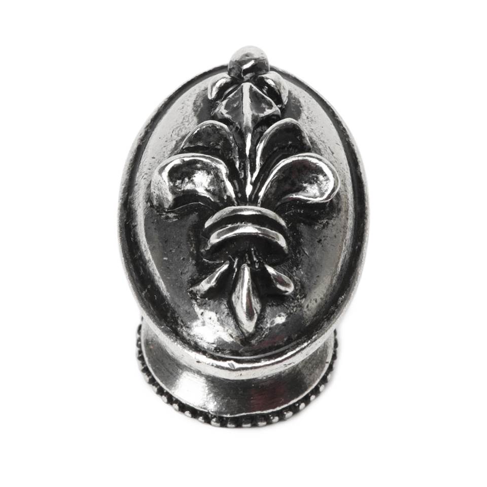 Carpe Diem Hardware - Charlemagne Oval Knob In Chalice. - Chalice