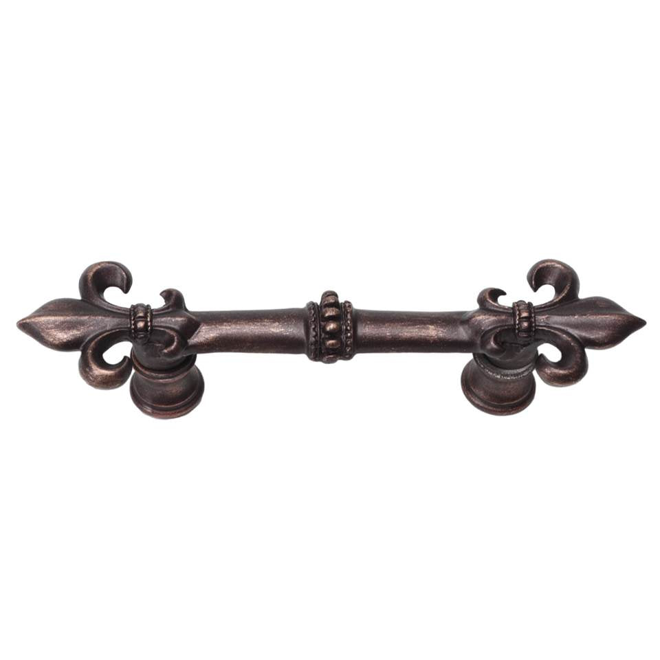 Charlemagne 3'' O.C. Pull w/ Large Fleur De Lys