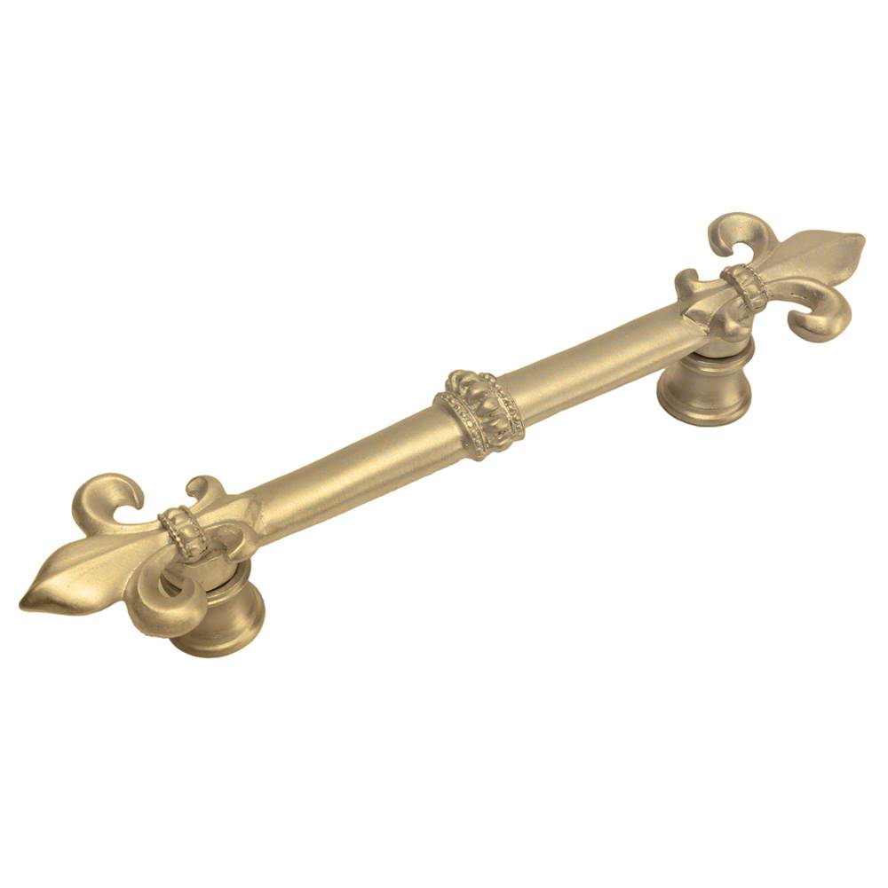 Charlemagne 4'' O.C. Pull w/ Large Fleur De Lys