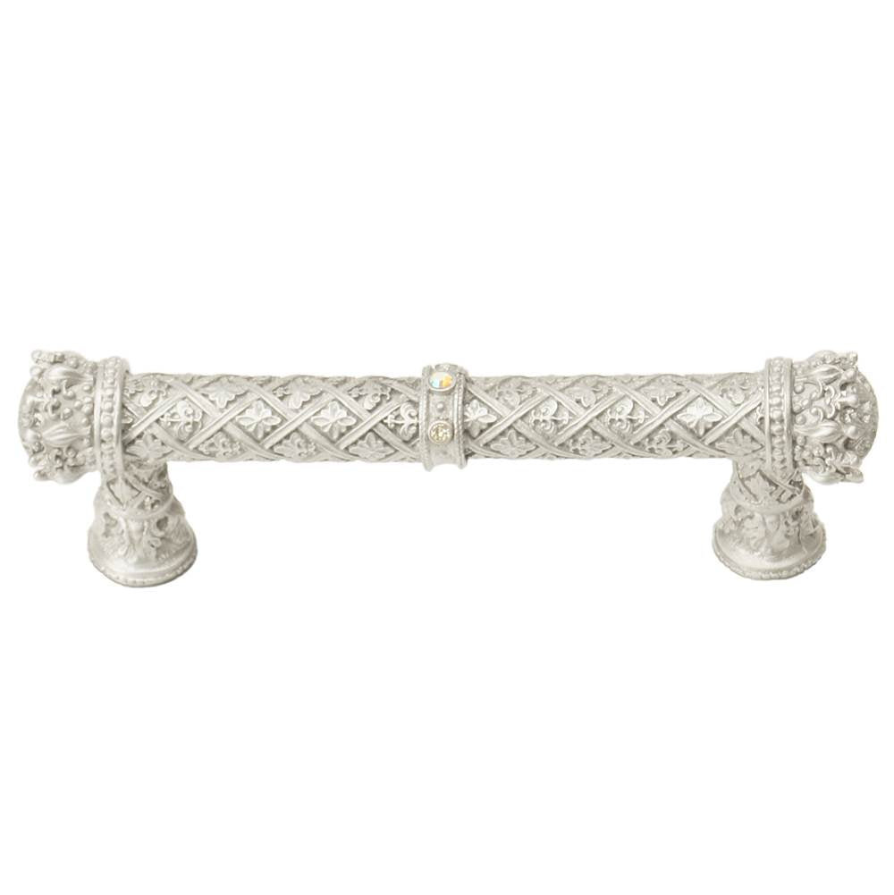 Carpe Diem Hardware - Carpe Diem 6131-23Cab Crowning Glory Queen Anne Chrysalis Queen Anne 4'' O.C. Pull W/ Swarovski Crystals - Chrysalis
