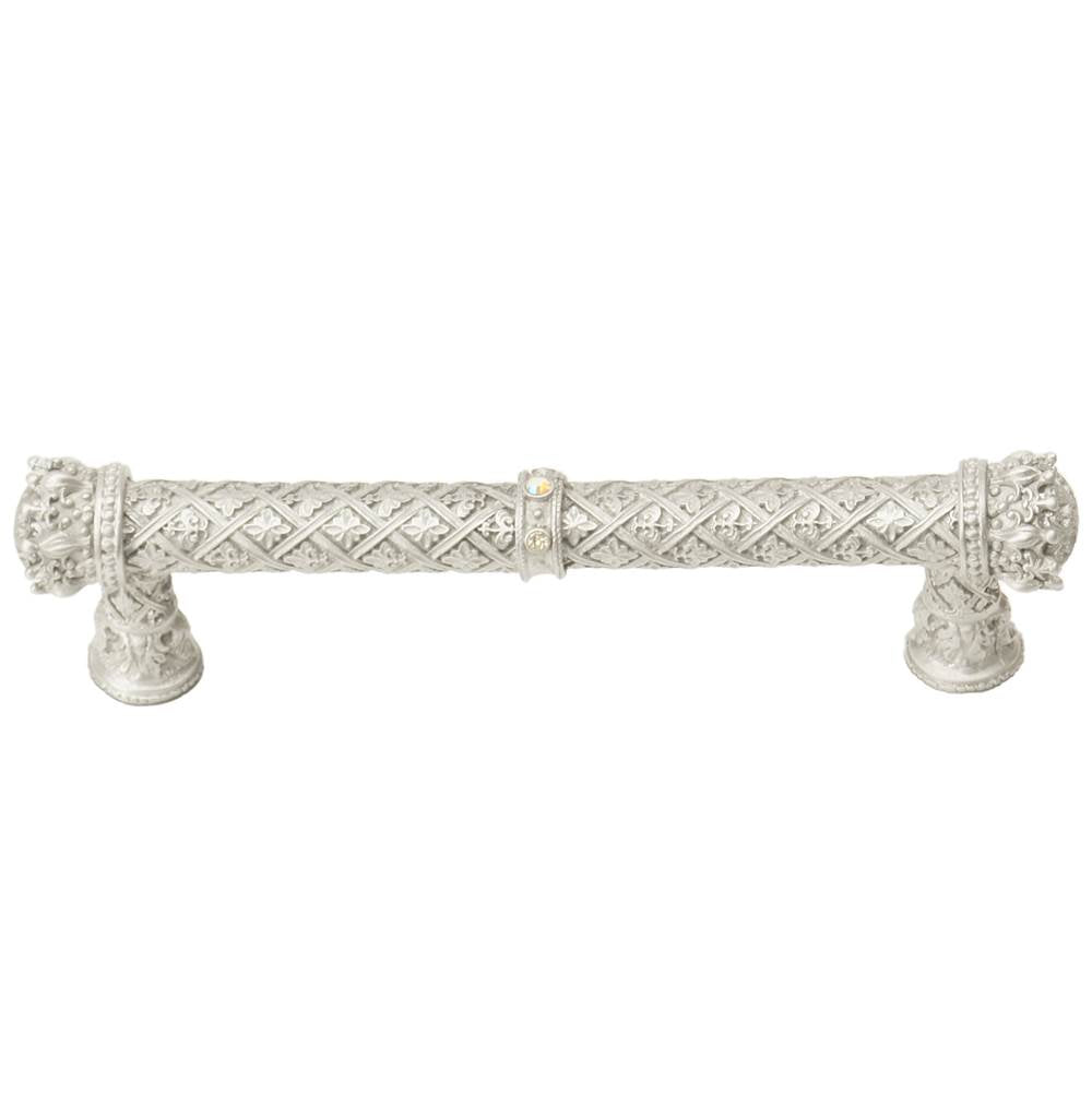 Carpe Diem Hardware - Carpe Diem 6132-23Cab Crowning Glory Queen Anne Chrysalis Queen Anne 5'' O.C. Pull W/ Swarovski Crystals - Chrysalis