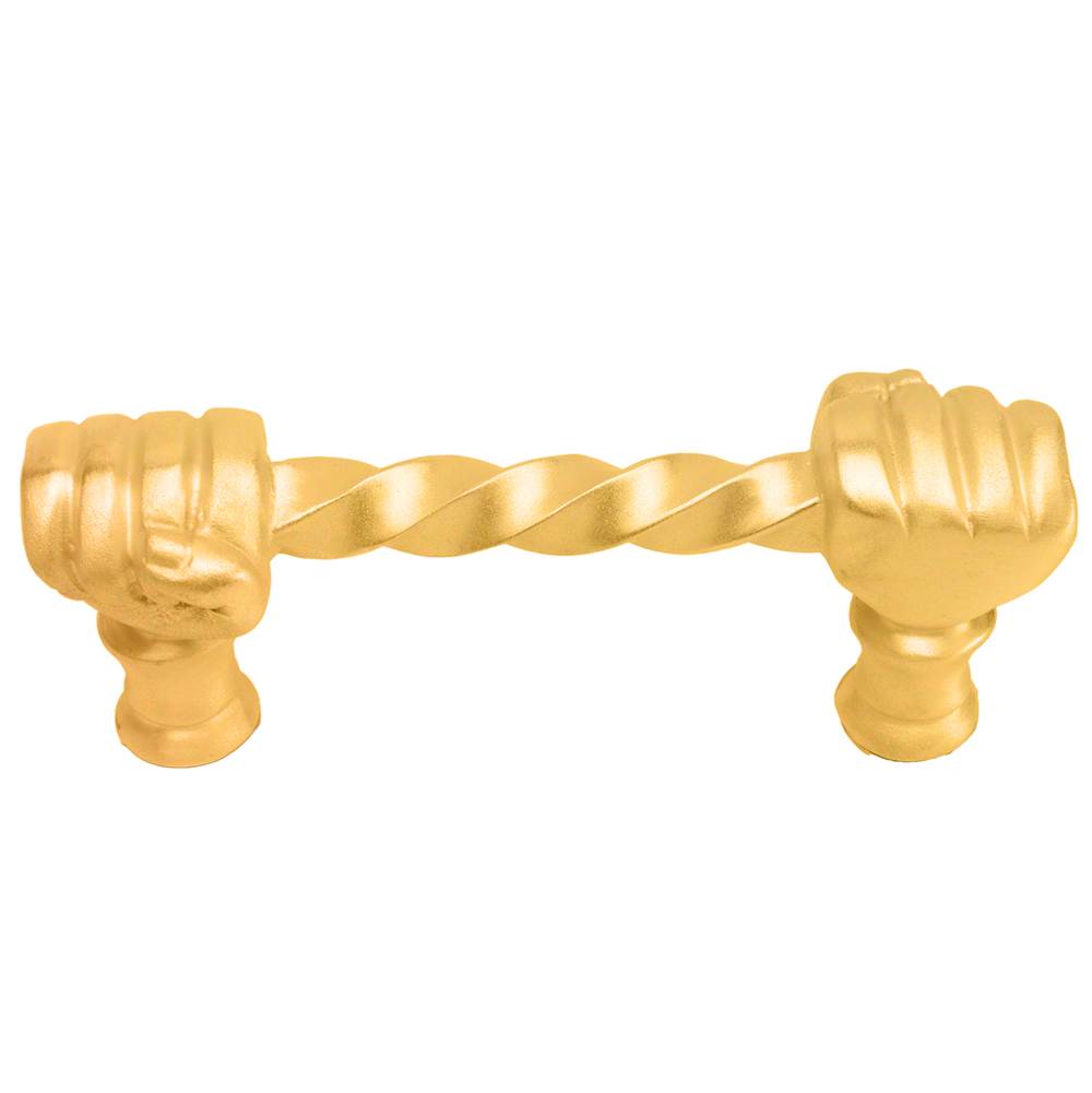 Carpe Diem Hardware - Carpe Diem Large Fist 3'' O.C. Pull - Gilded Mercury