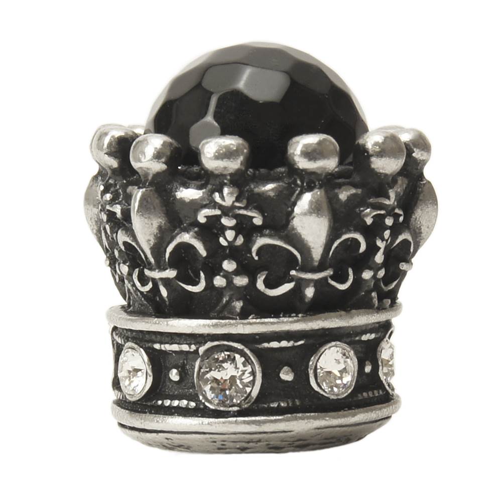Carpe Diem Hardware - Carpe Diem 6505-9Cox Crowning Glory Queen Penelope Chalice Queen Penelope Large Knob W/ Swarovski Crystals and Semi-Precious Stones - Chalice