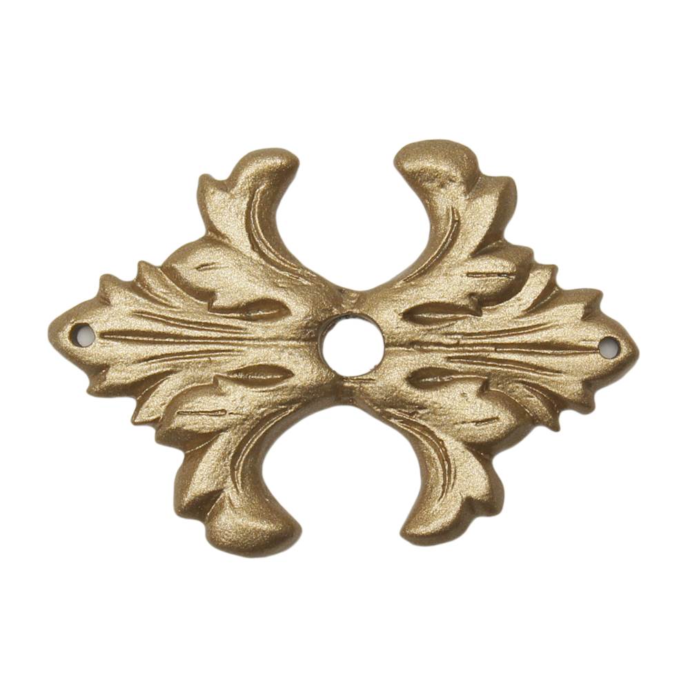 Carpe Diem Hardware - Acanthus Medium Escutcheon Renaissance Style In Soft Gold. - Soft Gold