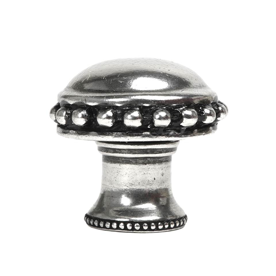 Carpe Diem Hardware - Classic Large Round Knob W/ Beaded Rim - Chalice